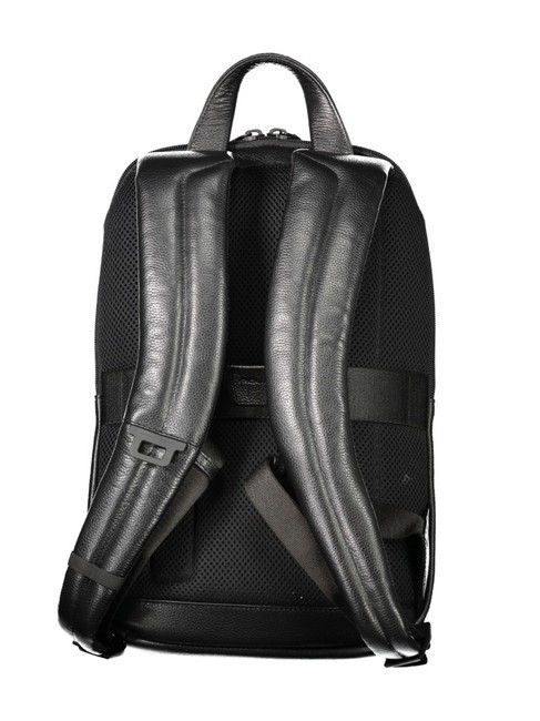 P15 PLUS Leather 14" Laptop Backpack Black - Laptop backpacks