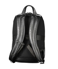 PIQUADRO P15 PLUS Leather 14" Laptop Backpack Black - Laptop backpacks - 3