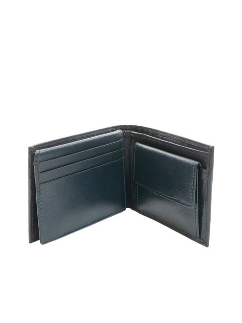 PLAIN Leather wallet 8cc blue - Men&rsquo;s Wallets