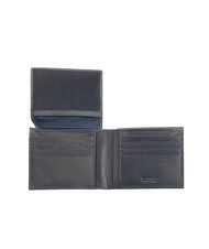 ROCCOBAROCCO PLAIN Leather wallet with flap blue - Men&rsquo;s Wallets - 2