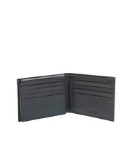 ROCCOBAROCCO PLAIN Leather wallet with flap blue - Men&rsquo;s Wallets - 3