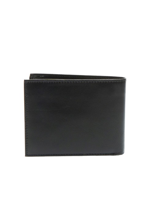PLAIN Leather wallet 8cc black - Men’s Wallets