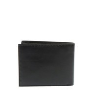 ROCCOBAROCCO PLAIN Leather wallet 8cc black - Men’s Wallets - 3