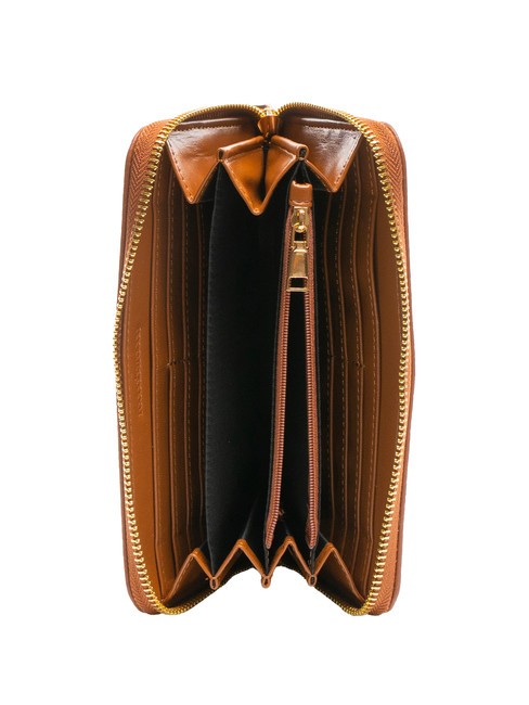 LOLA Large zip around wallet tan - Women&rsquo;s Wallets