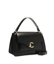 COCCINELLE C-ME CALF COCKER Leather briefcase bag with shoulder strap Black - Women&rsquo;s Bags - 2