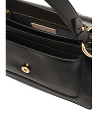 COCCINELLE C-ME CALF COCKER Leather briefcase bag with shoulder strap Black - Women&rsquo;s Bags - 5