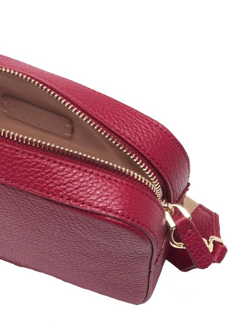 TEBE Shoulder bag in textured leather sangria - Women’s Bags