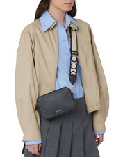 COCCINELLE TEBE Shoulder bag in textured leather sangria - Women’s Bags - 5