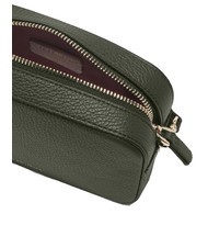 COCCINELLE TEBE Shoulder bag in textured leather seaweed - Women’s Bags - 4