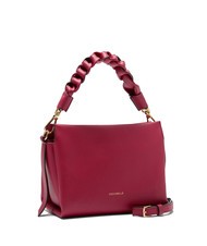 COCCINELLE BOHEME GRANA DOUBLE Handbag, with shoulder strap, in leather sangria/skin - Women&rsquo;s Bags - 2