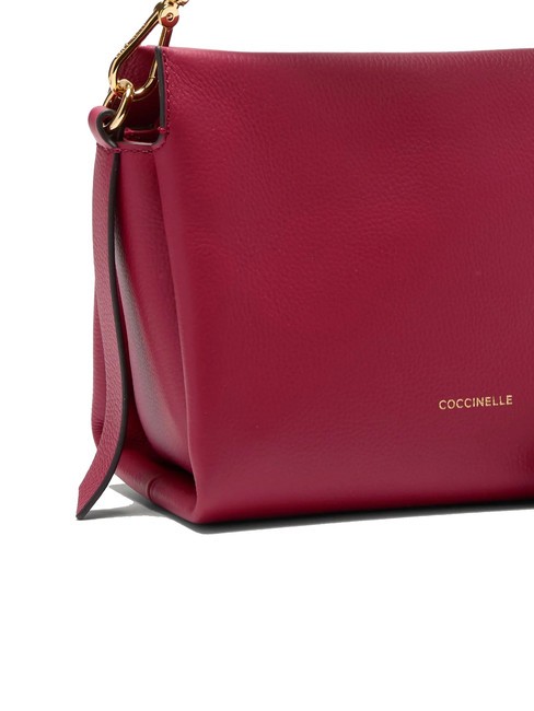 BOHEME GRANA DOUBLE Handbag, with shoulder strap, in leather sangria/skin - Women&rsquo;s Bags