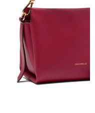 COCCINELLE BOHEME GRANA DOUBLE Handbag, with shoulder strap, in leather sangria/skin - Women&rsquo;s Bags - 3