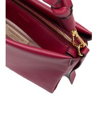 COCCINELLE BOHEME GRANA DOUBLE Handbag, with shoulder strap, in leather sangria/skin - Women&rsquo;s Bags - 4