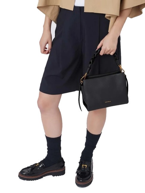 BOHEME GRANA DOUBLE Handbag, with shoulder strap, in leather sangria/skin - Women&rsquo;s Bags
