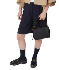 COCCINELLE BOHEME GRANA DOUBLE Handbag, with shoulder strap, in leather sangria/skin - Women&rsquo;s Bags - 5