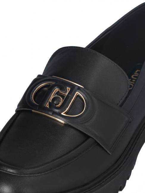 CORA 12 Leather moccasins black - Women&rsquo;s shoes