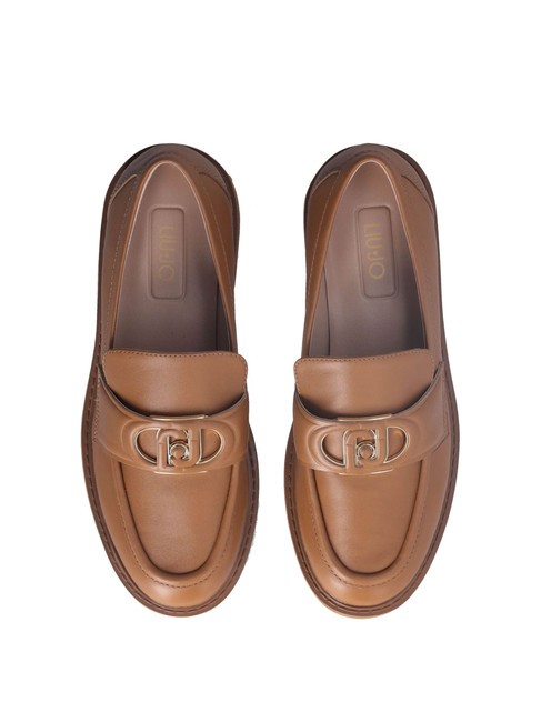 CORA 12 Leather moccasins nut - Women&rsquo;s shoes