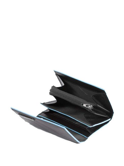 PIQUADRO Compact leather wallet Black - Men’s Wallets