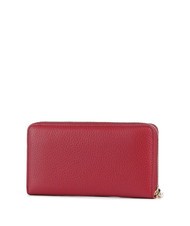 COCCINELLE METALLIC SOFT Textured leather zip wallet sangria - Women&rsquo;s Wallets - 3