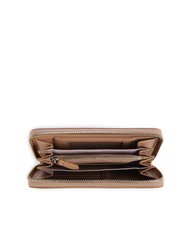 COCCINELLE METALLIC SOFT Textured leather zip wallet - Women&rsquo;s Wallets