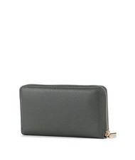 COCCINELLE METALLIC SOFT Textured leather zip wallet seaweed - Women&rsquo;s Wallets - 3