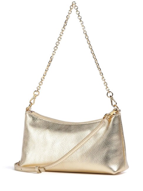 AURA  Mini shoulder bag, with shoulder strap golden - Women’s Bags