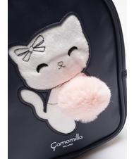 CAMOMILLA FURRY POM POM Mini backpack Bluedeep - Backpacks & School and Leisure - 3