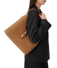 FURLA GOCCIA Leather shoulder bag brandy - Women&rsquo;s Bags - 6