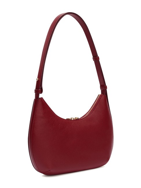 GOCCIA Hammered leather shoulder bag CHERRY d - Women’s Bags