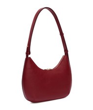 FURLA GOCCIA Hammered leather shoulder bag CHERRY d - Women’s Bags - 2