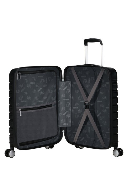 FLASHLINE Cabin trolley with 15.6" laptop pocket shadow black - Hand luggage
