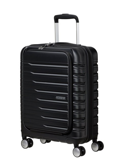 FLASHLINE Cabin trolley with 15.6" laptop pocket shadow black - Hand luggage