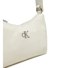 CALVIN KLEIN SLEEK NYLON Shoulder bag tofu - Women’s Bags - 3