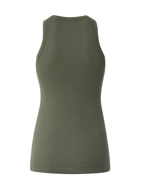 CALCOLATORE Ribbed tank top green four-leaf clover - T-shirt