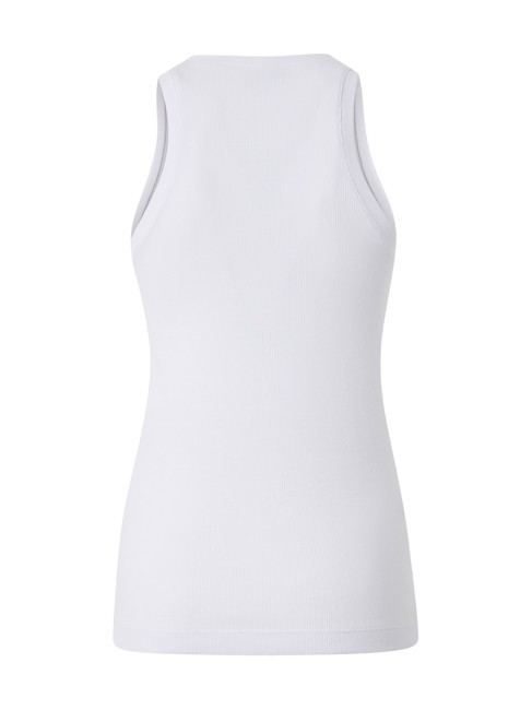 DISTINTO Ribbed tank top brilliant white - T-shirt