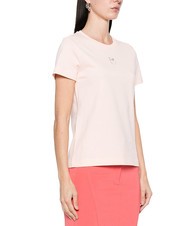 PINKO BUSSOLOTTO Logo T-shirt pale pink-brown - T-shirt - 2