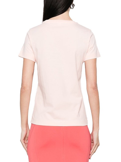 BUSSOLOTTO Logo T-shirt pale pink-brown - T-shirt