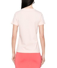 PINKO BUSSOLOTTO Logo T-shirt pale pink-brown - T-shirt - 3
