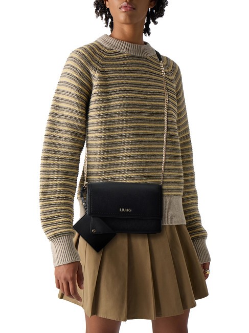 MANHATTAN Shoulder bag with pouch BLACK - Women’s Bags