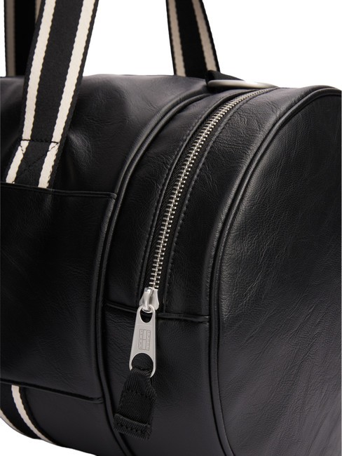TOMMY JEANS CITY COLLEGE Duffel bag with shoulder strap black - Duffle bags
