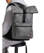 TOMMY HILFIGER TOMMY JEANS ESSENTIAL DAILY  Roll top backpack zinc grey - Laptop backpacks - 4