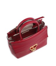 COCCINELLE ARLETTIS Hammered leather handbag sangria - Women&rsquo;s Bags - 4