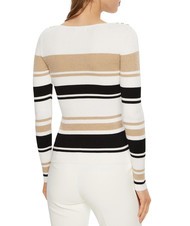 GUESS EVIE STRIPED  Striped shirt - Women's Sweaters