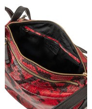 LESAC TRIO Python leather satchel backpack red python - Women’s Bags - 8