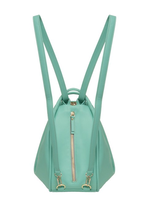 TRIO Nappa leather satchel backpack light sage green - Women’s Bags