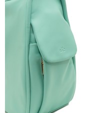 LESAC TRIO Nappa leather satchel backpack light sage green - Women’s Bags - 7