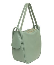 LESAC TRIO Nappa leather satchel backpack sage green - Women’s Bags - 3