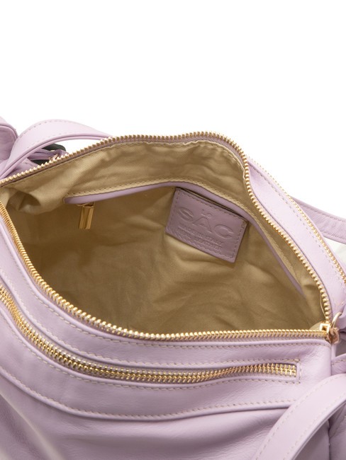TRIO Nappa leather satchel backpack lilac - Women’s Bags