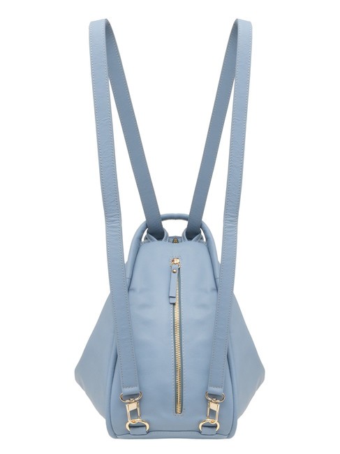 TRIO Nappa leather satchel backpack sky blue - Women’s Bags