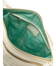 LESAC TRIO  Hammered leather satchel backpack white - Women’s Bags - 8